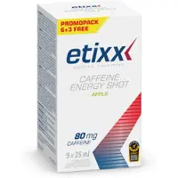 Etixx Caja De Shots Energéticos Caffeine 80mg 9x25ml Manzana