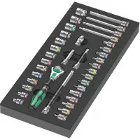 Wera Inserto de espuma Zyklop 1/4'' 8000 A Juego 1 37 uds.