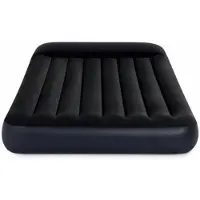 Intex Pillow Rest - Colchón inflable - Modelo para parejas - Incluye kit de reparación y bomba manual - 191x137x25 cm - Fabricado en PVC - Color azul oscuro