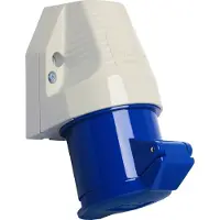 Walther Werke 130306, 3P, Tornillos, para pared, color azul, color blanco, plástico, poliamida, grado de protección IP44