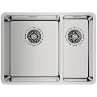 Teka Belinea Rs15 2c 580 Silentsmart Fregadero Rectangular De Doble Cubeta