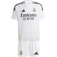 Adidas adidasConjunto primera equipación Real Madrid 24/25 (Adolescentes) 176 White Niño