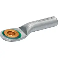 Klauke Conector de cable prensado 312R12, aluminio-cobre, sección 240 qmm, terminal roscado/sin roscar M12, con ojo de cobre, sin revestimiento