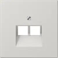 JUNG Cubierta para IAE/UAE-ADO LS969-2UALG (LS990) 2X8POL, color gris claro