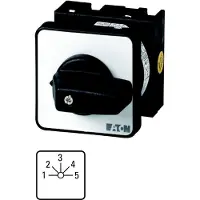 Eaton T0-3-8232/E, Interruptor, 1P, Negro, Blanco, IP65, 48 mm, 100 mm