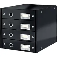 Leitz 6049 cajonera negra (4 cajones)