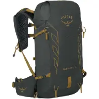 Osprey - Mochilas para excursión de un día - Talon Velocity 20 Dark Charcoal/Tumbleweed Yellow - Talla L/XL - Gris