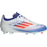 Adidas adidasBota de fútbol F50 League césped natural seco/multisuperficie (Adolescentes) 35 1/2 Cloud White / Solar Red / Lucid Blue Niño