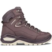 Lowa - Zapatillas de senderismo Mujer - Renegade Evo GTX Mid Ws Brown Rose/Panna para Mujer de Cuero - Talla 37 - Burdeos
