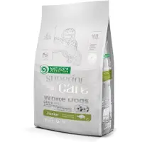 Nature's Protection Cuidado Superior Para Perros Blancos Sin Granos Junior Small Alimento Para Perros De Pescado Blanco 10kg