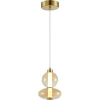 Eko-Light Lámpara colgante DAPHNE AMBER, 12W, modelo ML0345