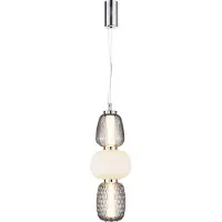 Mangel Lámpara colgante decorativa Caro LED, cromada, 28W, Milagro
