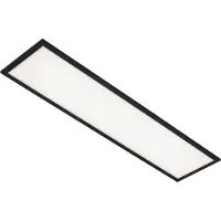 Briloner Lámpara de techo LED Di-Ka Piatto, panel ultrafino con control de temperatura de color y mando a distancia
