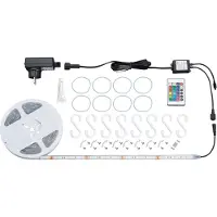 Briloner Tira de LED Di-Ka RGB para exteriores, 5 metros, 150 LEDs RGB con función de cambio de color