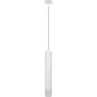 Milagro Lámpara colgante Tubi, 1 foco GU10, 8W, con tubos blancos