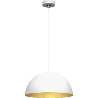 Eko-Light Lámpara colgante BETA, modelo MLP7897, color blanco/dorado