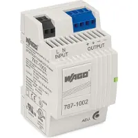 Wago 787-1002: 31,2 W, 85 - 264 V, 44 - 66 Hz, 0,7 A, funcionamiento pasivo, 10 ms