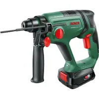 Bosch Taladro percutor inalámbrico UniversalHammer de 18V, incluye 1 batería PBA de 18V y 2.5 Ah, y maletín de transporte
