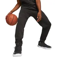 Puma Pantalón deportivo 'Hoops Team Dime' negro