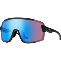 Smith - Gafas de sol - Wildcat|Matte Black|ChromaPop Low Light Rose Blue Mirror - Negro