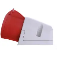 Pce Enchufe industrial de 32A, 400V, 5 polos (3 fases + neutro + tierra), grado de protección IP44, marca Shark, modelo 125-6, color rojo