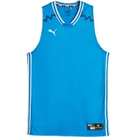 Puma Camiseta de fútbol 'Hoops Team Game' azul / azul oscuro / blanco