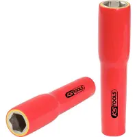 Ks Tools 117.1372, Llave de vaso, 1/2", métrica, 1 cabeza, 14 mm, acero cromo vanadio