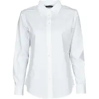 Ralph Lauren para mujer. 200684553001 Camisa Easy Care Stretch blanco (XS), Algodón, Clásico, Manga larga, outlet