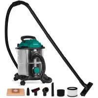 Vonroc Aspirador en seco y húmedo 1400W - Depósito de 20L y cable de alimentación de 6m