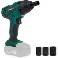 Vonroc Llave de impacto sin cable 20V - 150Nm - Incl. 4 llaves de vaso | Excl. batería y cargador