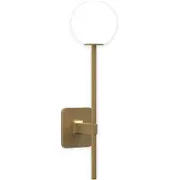 Astro Lámpara de pared Tacoma Single Grande, 3,5W, casquillo G9, sin pantalla, fabricada en latón, modelo 1429009