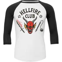 Heroes Inc Camiseta De Manga Larga Official Stranger Things 4 Hellfire Club