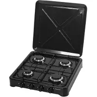 Ravanson Placa De Gas Portátil K-04tb 4 Fuegos