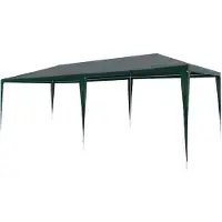 vidaXL Tienda de campaña para fiestas, 3x6 metros, polietileno, color verde