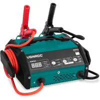 Vonroc Cargador de baterías con arranque rápido - 15A - Para baterías de plomo de 6V o 12V