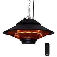 Vonroc Calefactor Albano 1500W | Con mando a distancia
