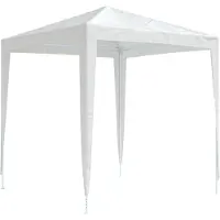 vidaXL Tienda de campaña para fiestas, 2 x 2 metros, blanca