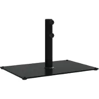 vidaXL Soporte para sombrilla , diámetro 32/38/48 mm, para mástil de 15 kg, rectangular