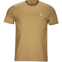 Ralph Lauren para hombre. 710671438329 Camiseta de punto Custom Slim Fit marrón (XS), Casual, Algodón, Manga corta, o