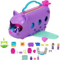 Polly Pocket Muñeca De Gatita Avión