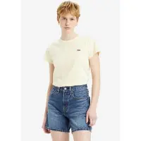 Levi's Perfect T-shirt Beige Talla: S | Camisetas de Seda Outlet | Mujer | Marrón