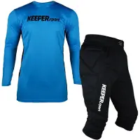 KEEPERsport Chándal azul / negro / blanco