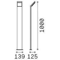 Ideal Lux STYLE PT 3000K, modelo Paletto, marca