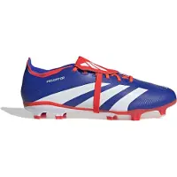 Adidas adidasBota de fútbol Predator League Fold-Over Tongue césped natural seco 44 Lucid Blue / Cloud White / Solar Red Unisex