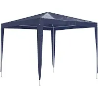 vidaXL Tienda de campaña para fiestas, 2,5 x 2,5 m, color azul