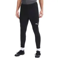 Puma Pantalón deportivo negro / blanco