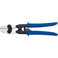 Klauke Alicate de presión KLAU, modelo K2, para cables de 0,75-16 mm², con dispositivo de bloqueo