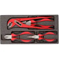 Gedore Juego de llaves de vaso , línea R22150018, para módulo CT de 2/6, de 4 piezas, código de producto 3301717