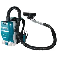 Makita Aspiradora de mochila a batería DVC261ZX15 (azul/negra, sin batería ni cargador)