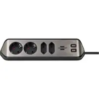 Brennenstuhl Regleta 2xusb 4 Tomas 2 M